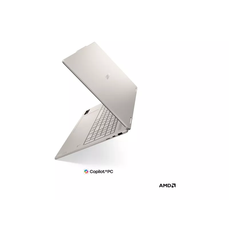 Lenovo Yoga 7 2-in-1 16AGP11 AMD 16 inch OLED skārienjutīgais klēpjdators - Ryzen AI 7 445, 16GB RAM, 512GB SSD, Windows 11 Home, Seashell