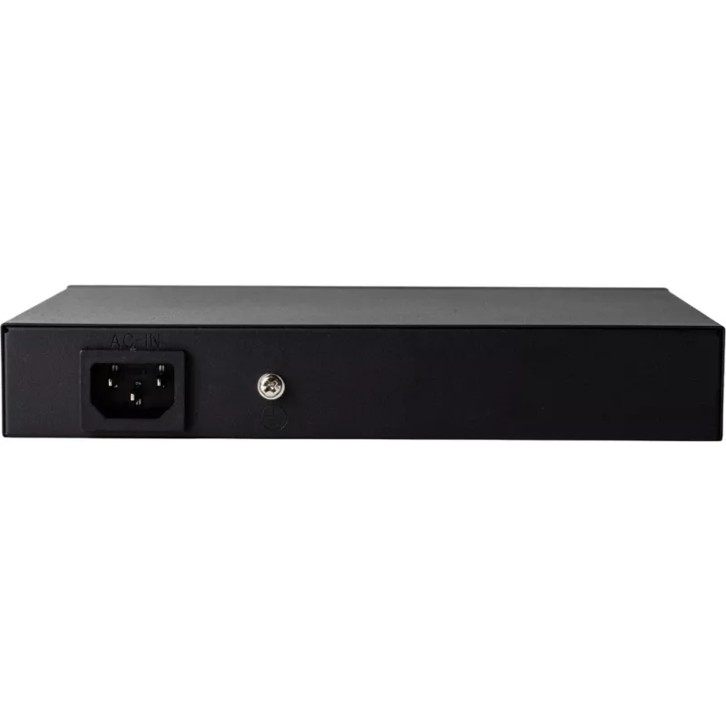 GETFORT GF-110-8PG-S-120 10 portu Gigabit PoE+ slēdzis ar 8 PoE+ portiem, 1 augšupsaiti, 1 SFP, 120W budžetu, nepārvaldāms, bez ventilatora, galddatora