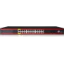 GETFORT GF-124-24PG-2S-400 24 portu Gigabit PoE+ slēdzis ar 2 SFP augšupsaitēm, 400W budžets, statīva montāža