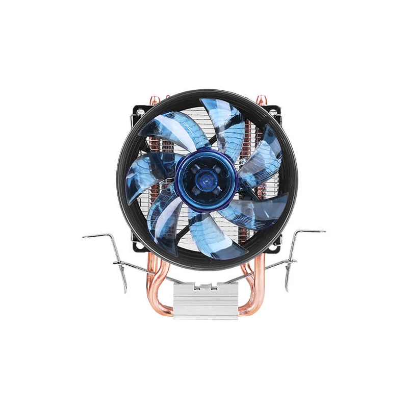 Antec A30 PRO 95W CPU gaisa dzesētājs ar 92mm zilu LED ventilatoru, 2 vara siltuma caurulēm, atbalsta Intel LGA 1200/115x/775 un AMD AM4/AM3+/AM2+