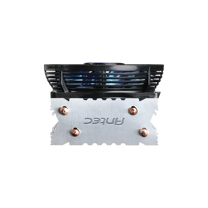Antec A30 PRO 95W CPU gaisa dzesētājs ar 92mm zilu LED ventilatoru, 2 vara siltuma caurulēm, atbalsta Intel LGA 1200/115x/775 un AMD AM4/AM3+/AM2+