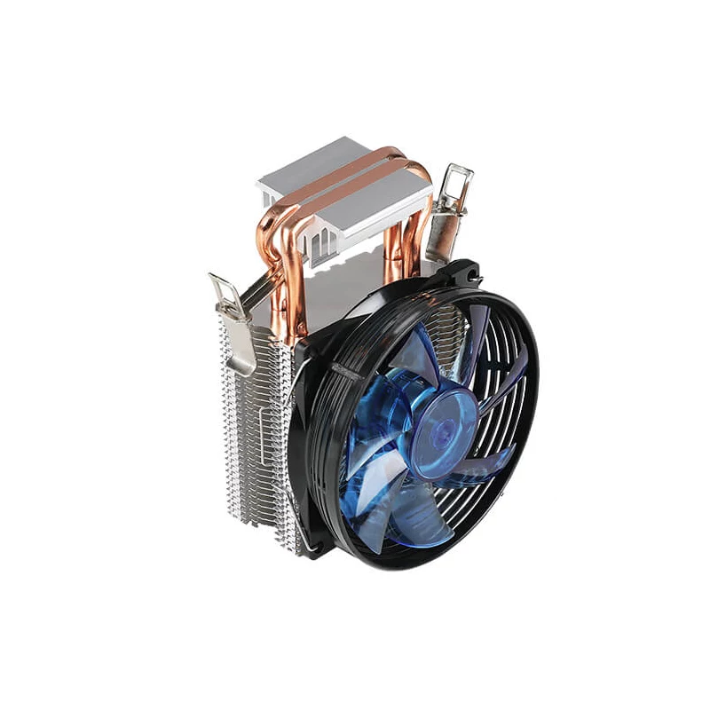 Antec A30 PRO 95W CPU gaisa dzesētājs ar 92mm zilu LED ventilatoru, 2 vara siltuma caurulēm, atbalsta Intel LGA 1200/115x/775 un AMD AM4/AM3+/AM2+