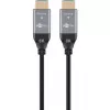 GOOBAY Optical Hybrid Ultra High-Speed HDMI kabelis (AOC) 8K / 60Hz - 20m, 48 Gbit/s, melns/pelēks