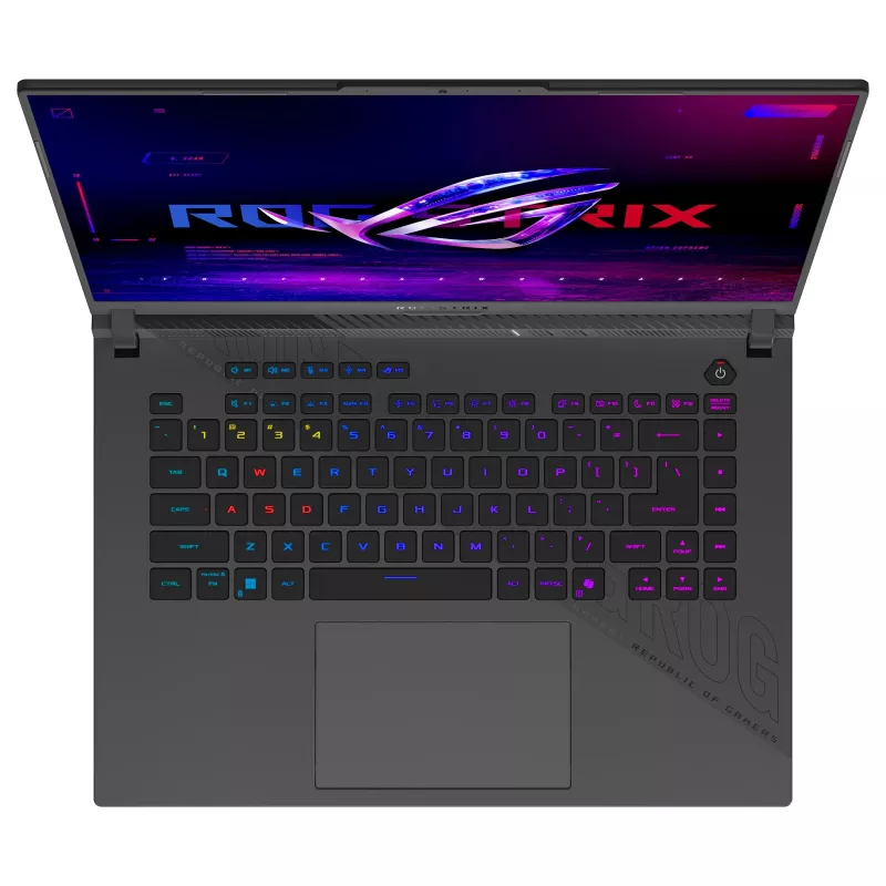 ASUS ROG Strix G16 G614PP-RV031W spēļu klēpjdators, 16 collu WUXGA IPS 165Hz, AMD Ryzen 9 8940HX, 16GB DDR5, 1TB SSD, GeForce RTX 5070 8GB, Windows 11 Home, vācu QWERTZ tastatūra