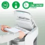 Leitz IQ Optimax AutoFeed 150 Micro-Cut dokumentu smalcinātājs P-5, 150 lapu automātiskā padeve, 26L tvertne, melns