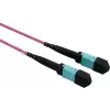 VALUE MPO trunk kabelis 50/125µm OM4, MPO/MPO, A tips, violets, 15 m