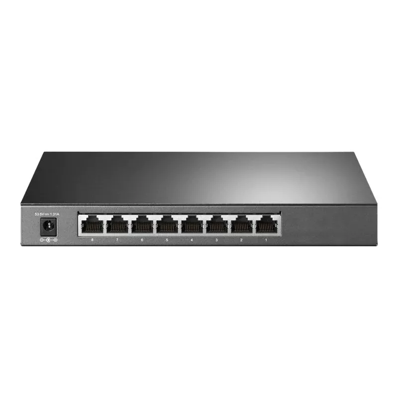 TP-Link Omada SG2008P 10 portu Gigabit viedais PoE+ slēdzis, 8× PoE+ 61W, 2× SFP, Cloud SDN, bez ventilatora, V3.3