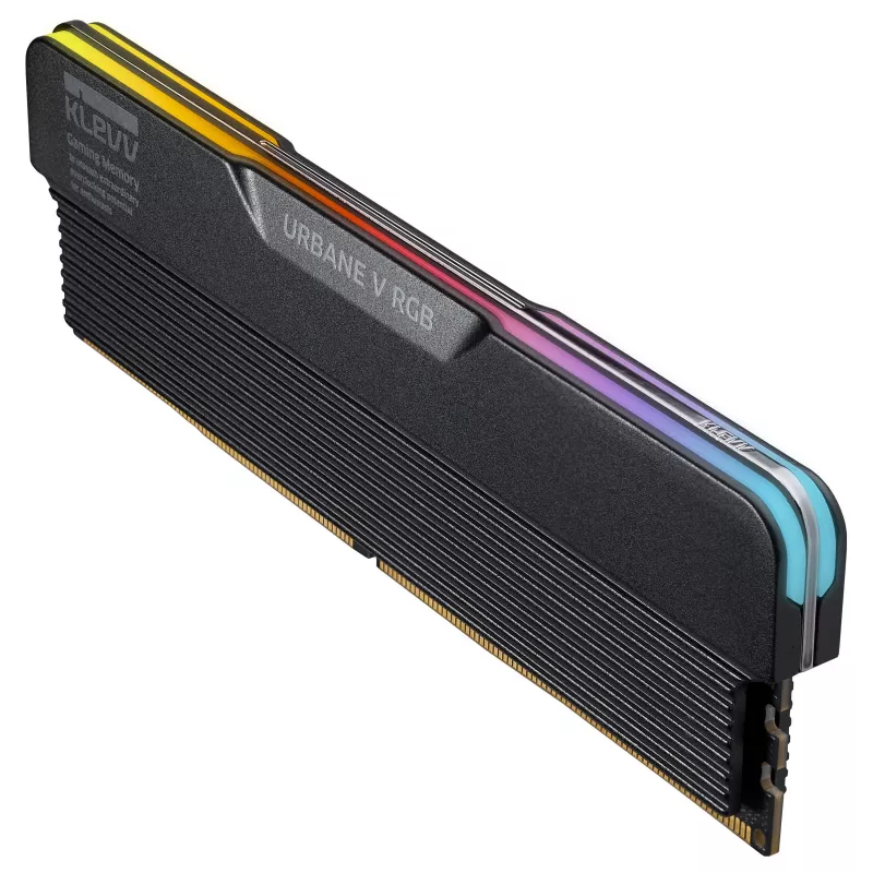 32GB KLEVV (16GBx2) Urban V RGB 6000 CL28 Melns