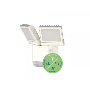 THEBEN theLeda S17-100 WH LED prožektors ar kustības detektoru sienas montāžai 17W
