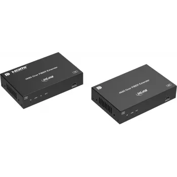 InLine® KVM pagarinātājs, DP 4K/60Hz, viens režīms optiskā šķiedra, 10km, komplekts (57885O)