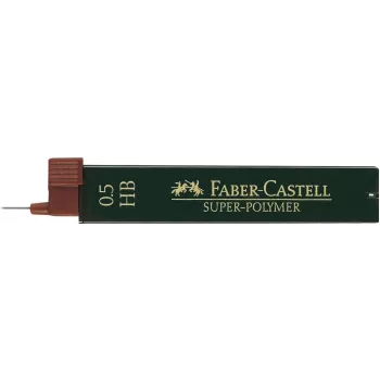 FABER-CASTELL Super-Polymer mehāniskā zīmuļa vadi 0,5 mm HB (iepakojumā 24)