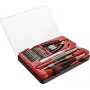 INLINE® Universālais instrumentu komplekts 32-in-1, Precīzijas skrūvgriežu komplekts ar 30 uzgaļiem, pagarinātājstieni, magnētisku galu, hroma-vanādija tērauds, kompakts futrālis