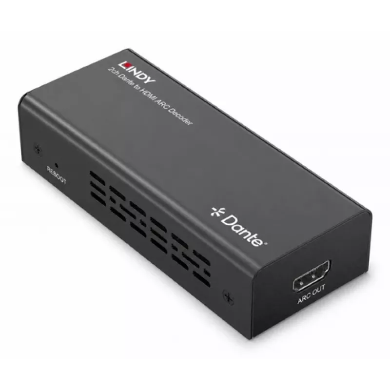 Lindy 2ch Dante uz HDMI ARC dekoderis