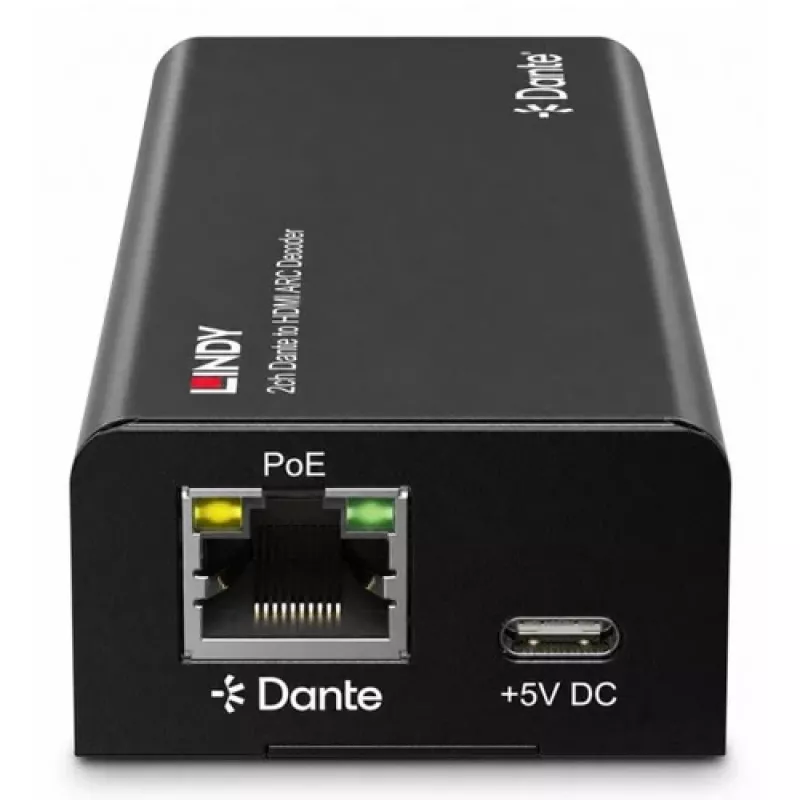 Lindy 2ch Dante uz HDMI ARC dekoderis