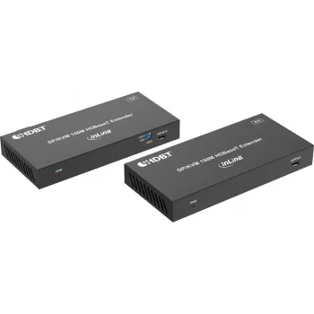 InLine® KVM pagarinātājs, DP 4K/60Hz, HDBaseT, 100m, komplekts (57885N)