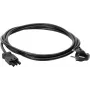 Kopp GST18i3 Schuko leņķa strāvas kabelis 3m 3G1.5mm² H05VV-F melns