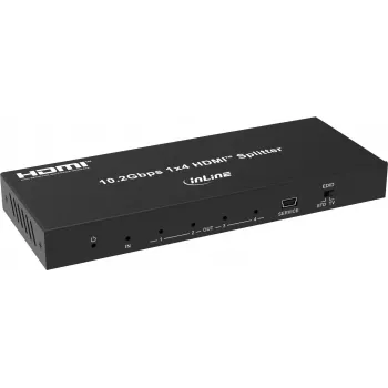 InLine® Video sadalītājs, 1x4, HDMI 4K/30Hz (57887B)