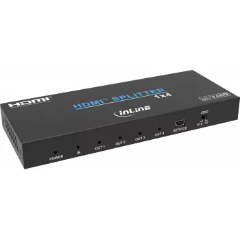 InLine® Video sadalītājs, 1x4, HDMI 4K/60Hz