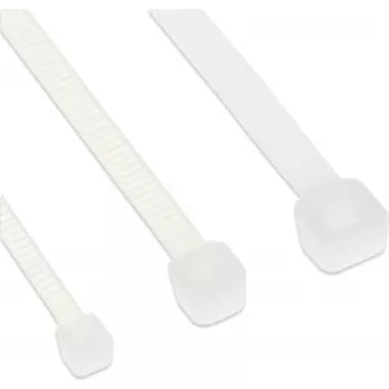 InLine® kabeļu saites 200mm x 4.8mm, dabīgā krāsā, 100 gab.