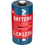 ANSMANN 1510-0072 CR123A litija baterija – 3V 1600mAh, augsta enerģijas blīvuma, 10 gadu glabāšanas laiks (lielapjoma)