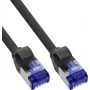 150gab. B-Pack InLine® Slim Cat.6A S/FTP LSZH Patch kabelis melns 0,30 m