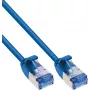 InLine® plānais savienojuma kabelis, U/FTP PiMf, Cat.6A, zils, 3 m