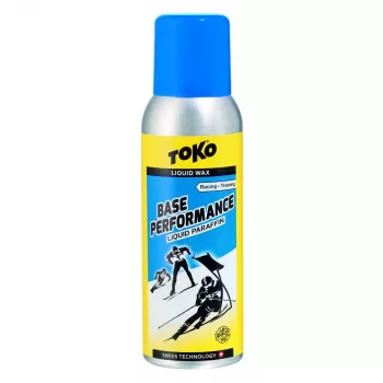 TOKO Base Performance šķidrais parafīna zilais slēpju vasks 125 ml - aukstiem apstākļiem