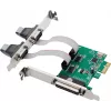 InLine® PCIe interfeisa karte, 2x RS-232 + 1x paralēlais ports