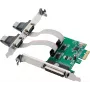 InLine® PCIe interfeisa karte, 2x RS-232 + 1x paralēlais ports