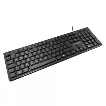 LC-Power LC-KEY-903DE biroja tastatūra, USB, melna, vācu izkārtojums