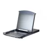ATEN KL1108VN 8 portu 19 inch LCD KVM over IP slēdzis, divu sliežu, ASV tastatūra