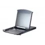 ATEN KL1108VN 8 portu 19 inch LCD KVM over IP slēdzis, divu sliežu, ASV tastatūra