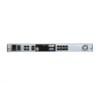 ATEN KL1108VN 8 portu 19 inch LCD KVM over IP slēdzis, divu sliežu, ASV tastatūra