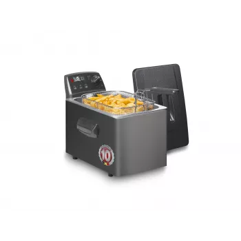 Fritel Turbo SF 4551M Fritieru 3200 W 4.5 L Nerūsējošais tērauds Melns