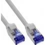 125gab. B-Pack InLine® Slim Cat.6A S/FTP LSZH patchvads pelēks 1m