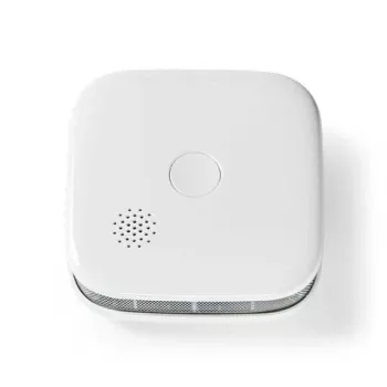 Nedis SmartLife Wi-Fi dūmu detektors WIFIDS21WT3 - 3 iepakojums, fotoelektriskais, 85 dB sirēna, viedie brīdinājumi, EN 14604 sertificēts, balts