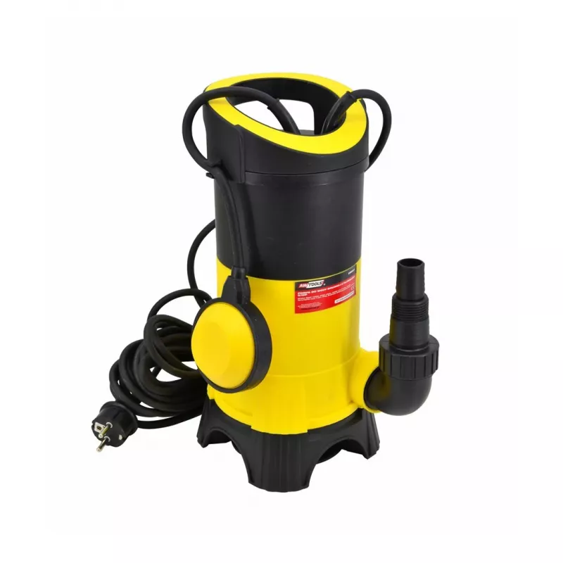 AWTOOLS AW85020 Netīrā ūdens zemūdens sūknis 750 W 12500 L/h 8 m ar pludiņslēdzi