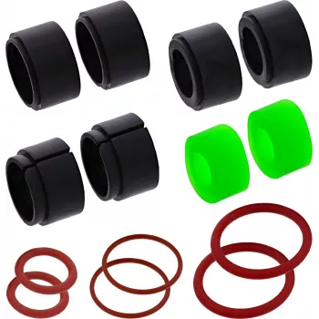 InLine® blīvju komplekts M20 strāvas kabeļu savienotājiem, IP67, gumija, 2 gab., melns