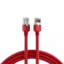 EFB Elektronik K2793.0,50 RJ45 krusteniskais savienojuma kabelis Cat.5e SF/UTP, Hirose TM11, Draka UC300, 0,5 m, sarkans