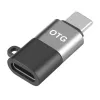 Puluz 8 kontaktu USB-C OTG adapteris (melns)