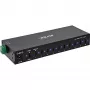 DELOCK InLine® USB 3.2 Gen.1 Industrial Hub, USB-C, 10-Port, ar barošanas bloku