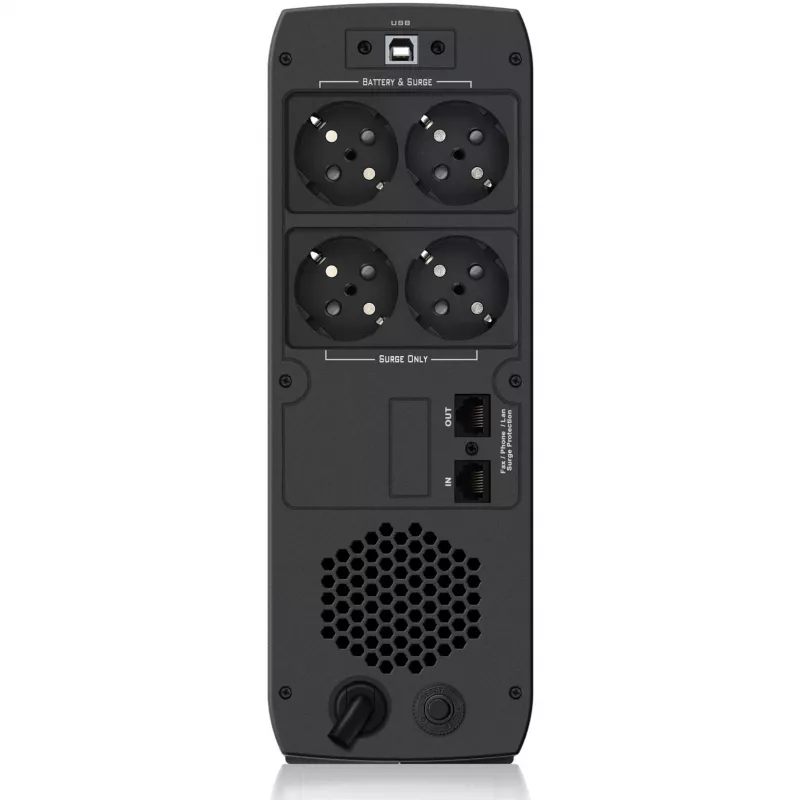 PowerWalker VI 800 CSW Line-Interactive UPS - 800VA/480W, 2 Schuko kontaktligzdas, AVR, USB