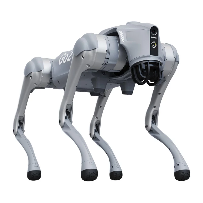 Unitree Go2 Pro četrkājainais robots suns ar 4D LiDAR, 4K AI kameru, 48 TOPS AI, 12 DoF, IP67, 8000 mAh akumulatoru, Wi-Fi 6, Bluetooth 5.2, 3.5 m/s, 5 kg kravnesību