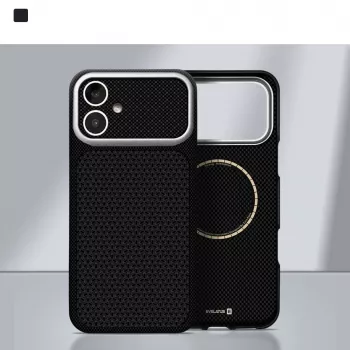 Evelatus Apple iPhone 16 Carbon Premium Edition MagSafe maciņš melns