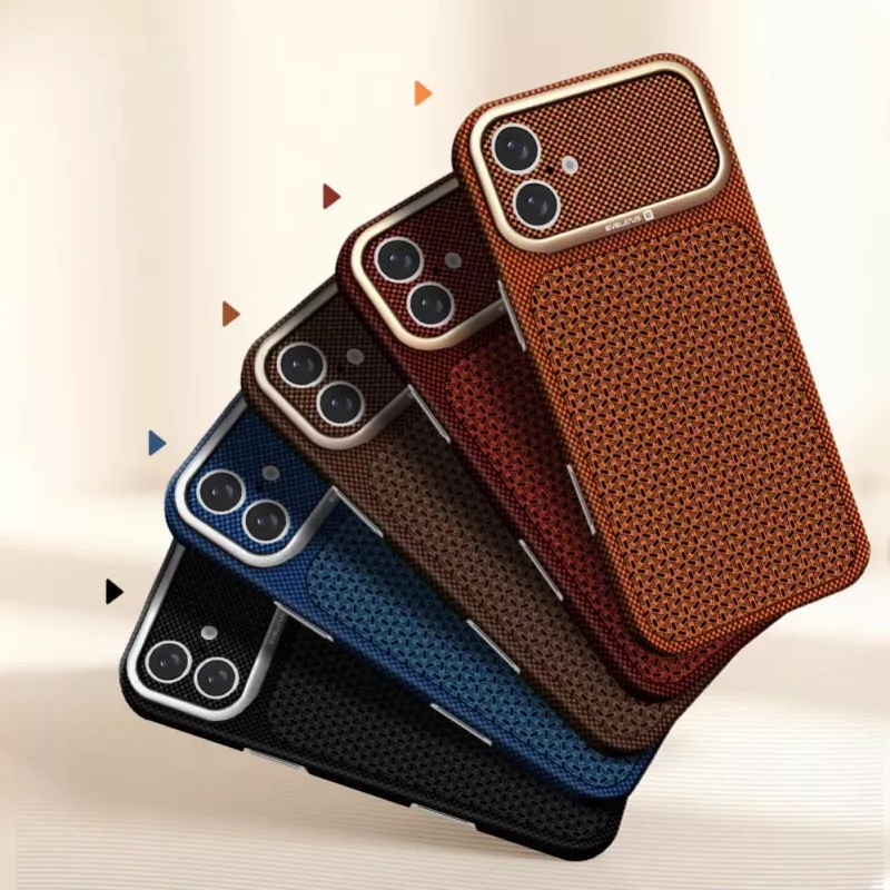 Evelatus Apple iPhone 16 Carbon Premium Edition MagSafe maciņš melns