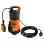 NEO TOOLS 900W zemūdens netīrā ūdens sūknis ar 16000 l/h plūsmas ātrumu un pludiņslēdzi