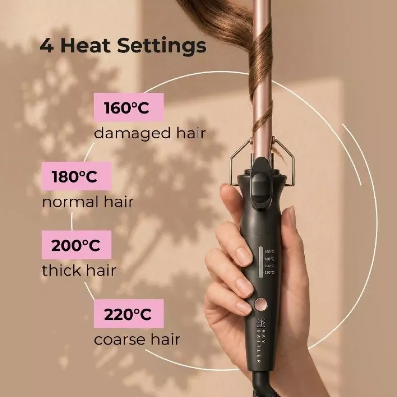 Ray Battler RB 6565 Keramikas turmalīna matu lokšķēres 13 mm