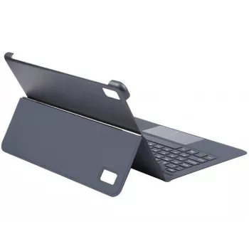 Blackview Tab 10 tastatūra pelēka - Atvienojams Pogo Pin tastatūras maciņš ar statīvu