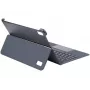 Blackview Tab 10 tastatūra pelēka - Atvienojams Pogo Pin tastatūras maciņš ar statīvu
