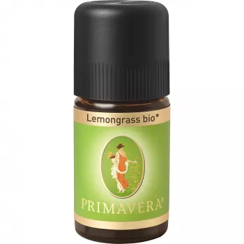 PRIMAVERA Organiskā citronzāles ēteriskā eļļa 5 ml – 100% tīra, NATRUE sertificēta, svaigs citrona aromāts aromterapijai